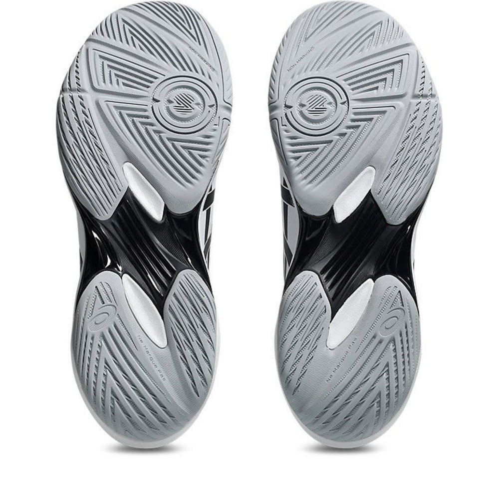 ASICS Gel-Rocket 12 Men’s Indoor Court Badminton Shoes – White/Black, GEL™ Cushioning, Non-Mark Rubber, Breathable Mesh, Stability & Grip - Best Price online Prokicksports.com