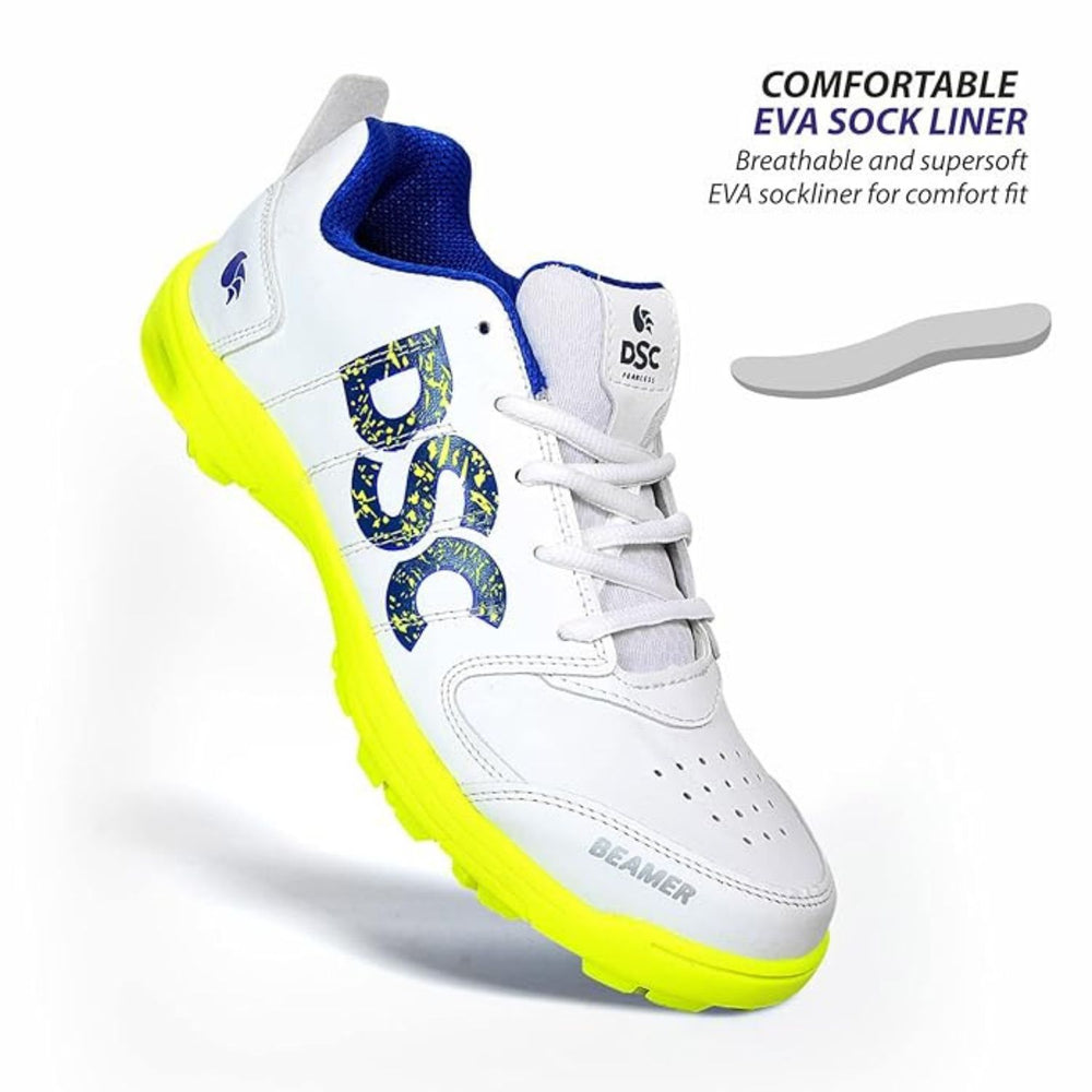 DSC Beamer Cricket Shoes (PVC Studs) | Lightweight Synthetic Upper| Ideal for Turf & Hard Pitches - Best Price online Prokicksports.com