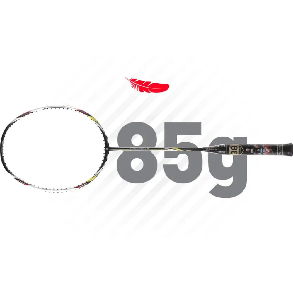 Apacs Vanguard 11 Unstrung Badminton Racquet | High Modulus Graphite | Head Heavy Balance | Maximum Power | Durable Frame | Ideal for Intermediate & Advanced Players - Best Price online Prokicksports.com