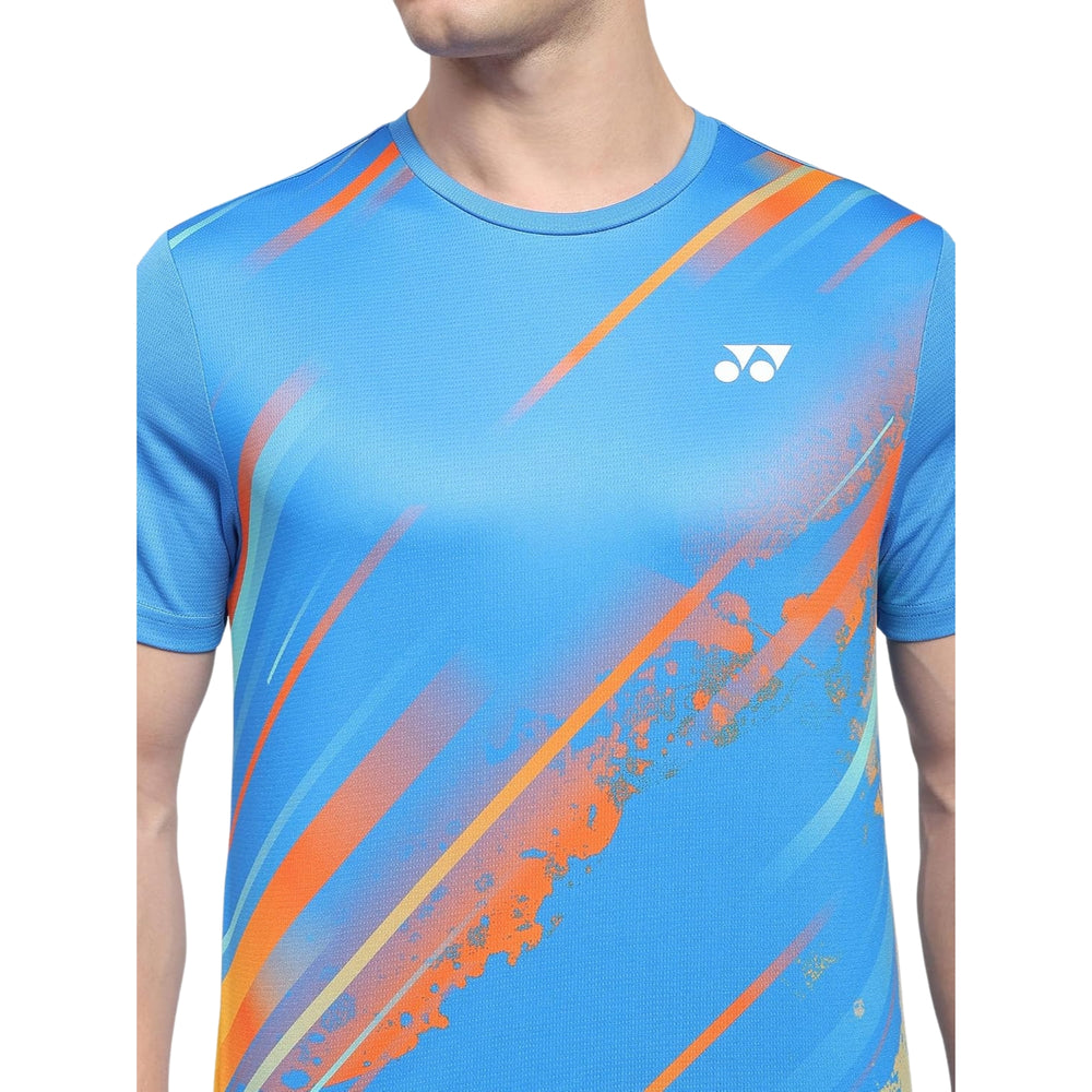 YONEX RJ H036-2877-Easy4-S Junior Round Neck T-Shirt - 100% Polyester| Lightweight | Breathable | Quick-Dry Sportswear for Junior | Comfortable Fit for Badminton & Training - Best Price online Prokicksports.com