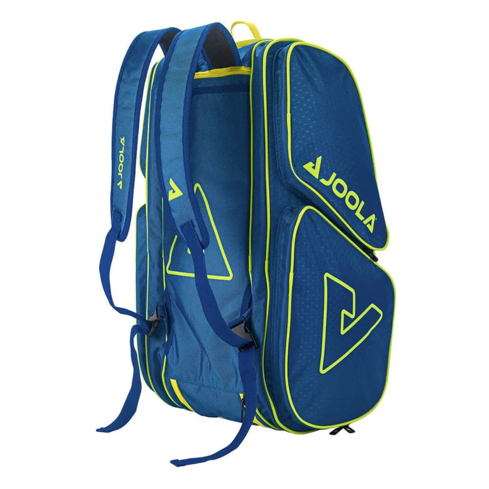 JOOLA Tour Elite Pickleball Kit Bag – Navy/Yellow | Pro Tournament Backpack with Thermal Paddle Storage & Shoe Compartment - Best Price online Prokicksports.com
