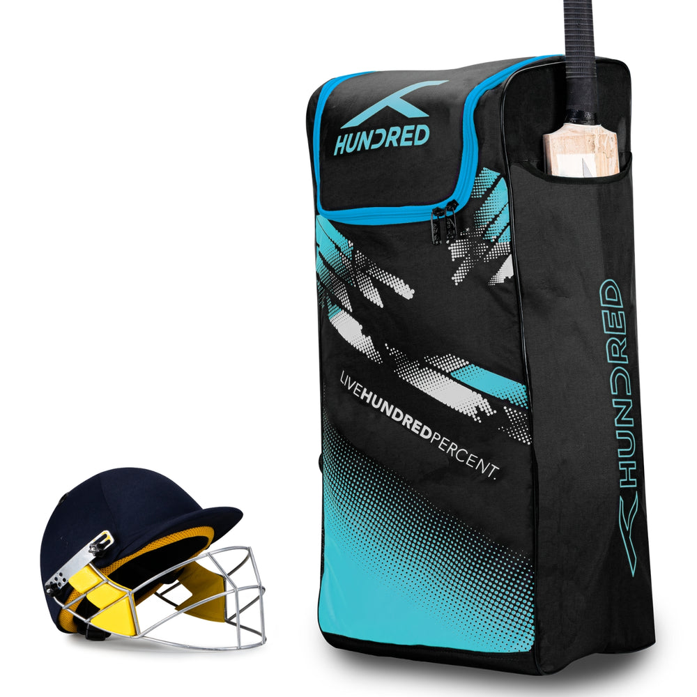 HUNDRED Pitch Cricket Kit Bag – Durable Cricket Gear Bag– Spacious Cricket Duffle Bag with Bat Compartment, Shoe Pocket & Durable Zippers for Practice and Match Travel - Best Price online Prokicksports.com
