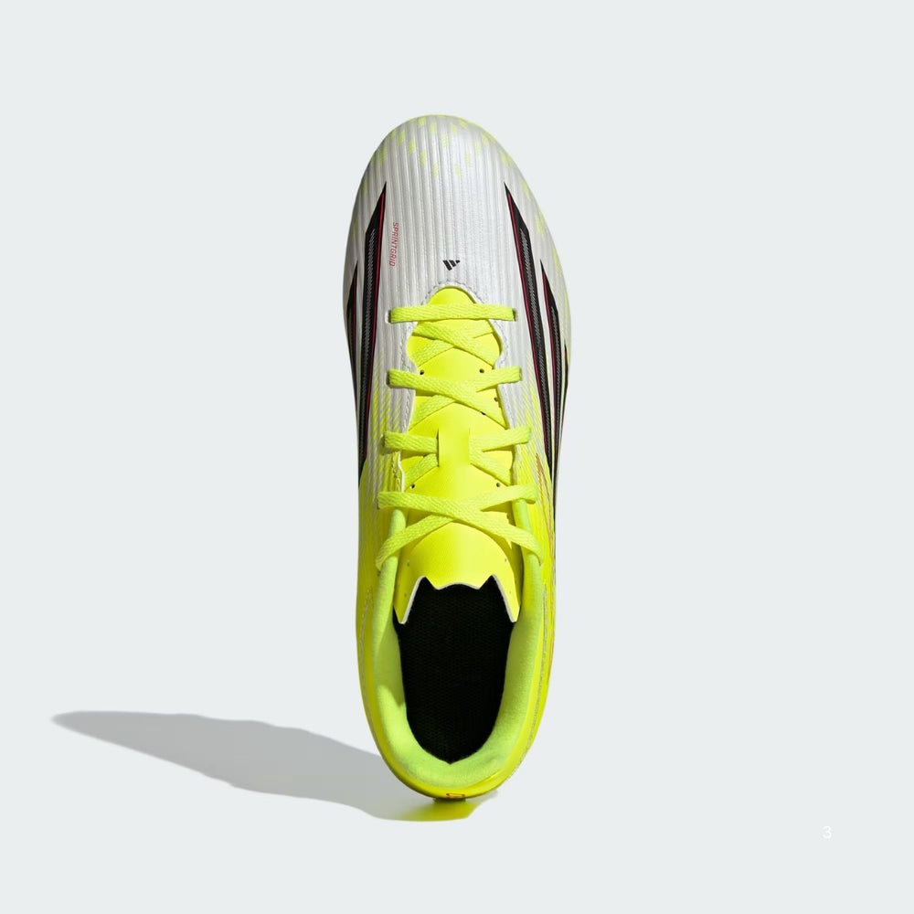 Adidas F50 Club FG/MG Football Shoes | Lightweight Speed Cleats with Fiberskin Upper | TESOYE/CBLACK/LUCRED - Best Price online Prokicksports.com