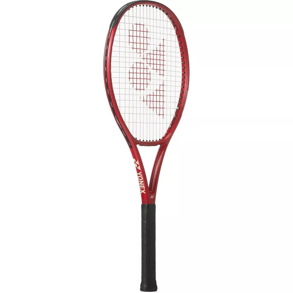 Yonex VCore Play Strung Tennis Racquet Ruby Red (G2 - 4 1/4) | 265g Lightweight Performance Racquet - Best Price online Prokicksports.com