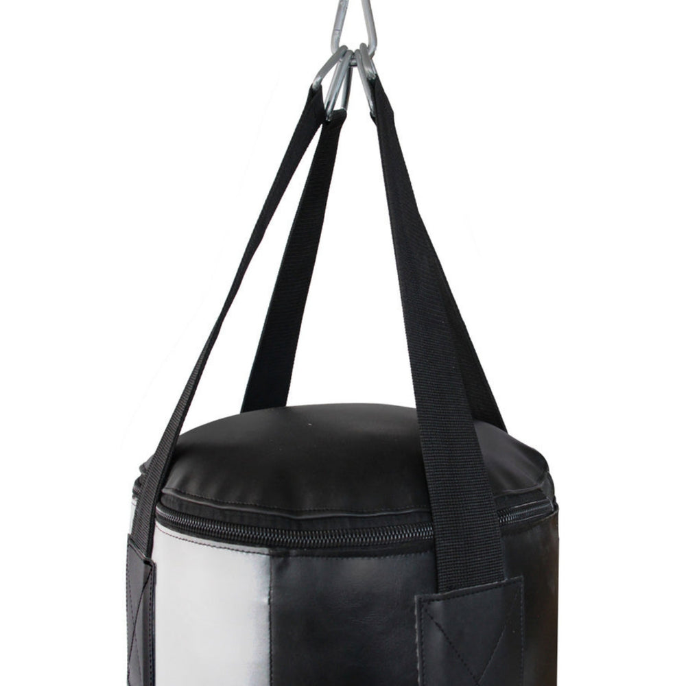 Invincible Power Punching Bag 4 Feet | Durable Boxing Training Bag | High Impact Fitness Punch Bag – Black/White - Best Price online Prokicksports.com