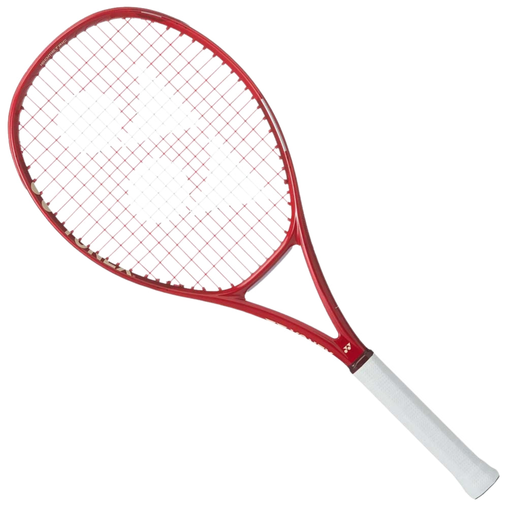 Yonex VCore Alpha L Strung Tennis Racquet, Ruby Red - 260 Grams | Lightweight Spin Racquet with Isometric Head & Easy Swing - Best Price online Prokicksports.com