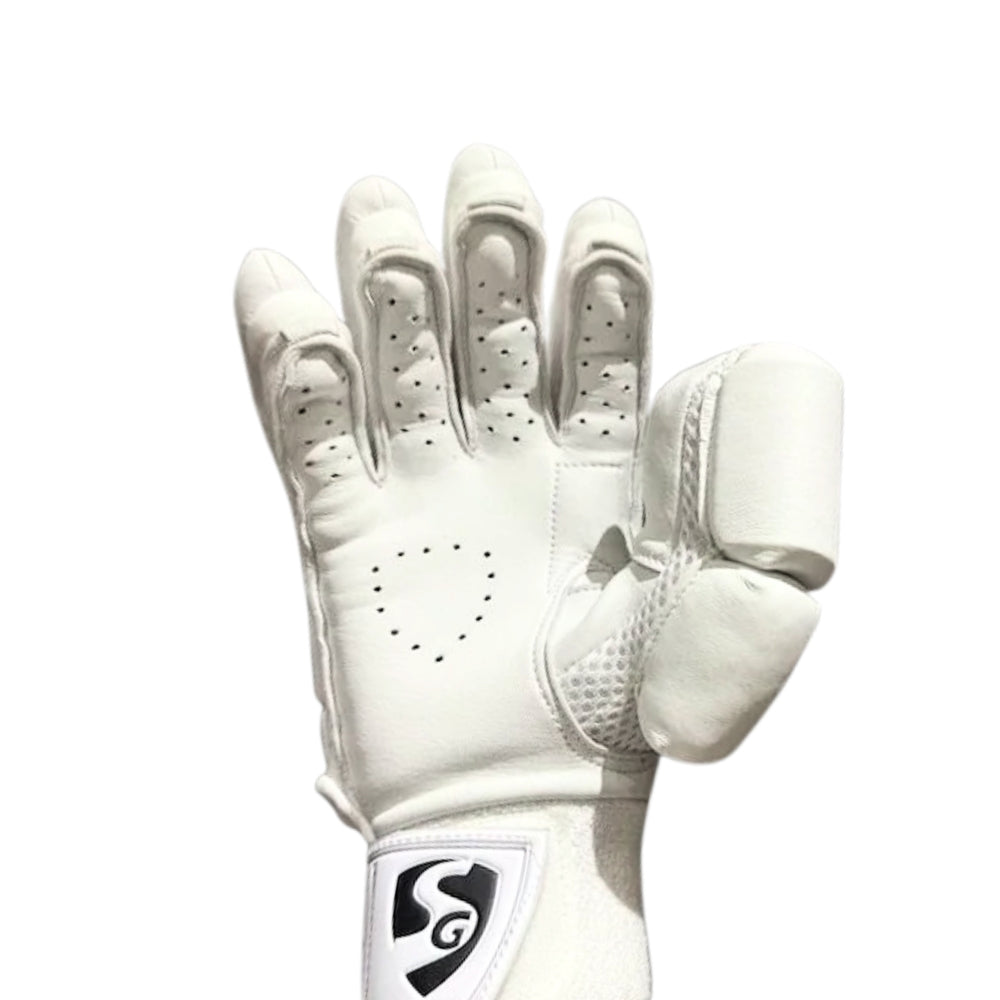 SG HP Lite Batting Gloves - Left Hand, White - Best Price online Prokicksports.com