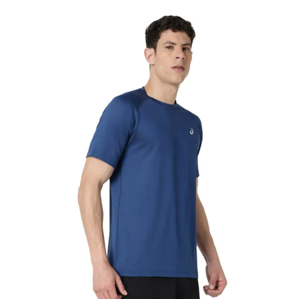 ASICS Curve Reflective SS Top for Men | Round Neck Reflective Sports T-Shirt - Best Price online Prokicksports.com
