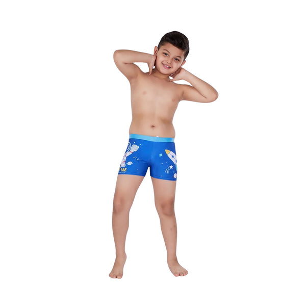 Airavat Coral 1516 Kids Swimming Jammer | Comfortable Boys Swim Shorts | Quick-Dry, Stretchable Swimwear for Training & Pool Use