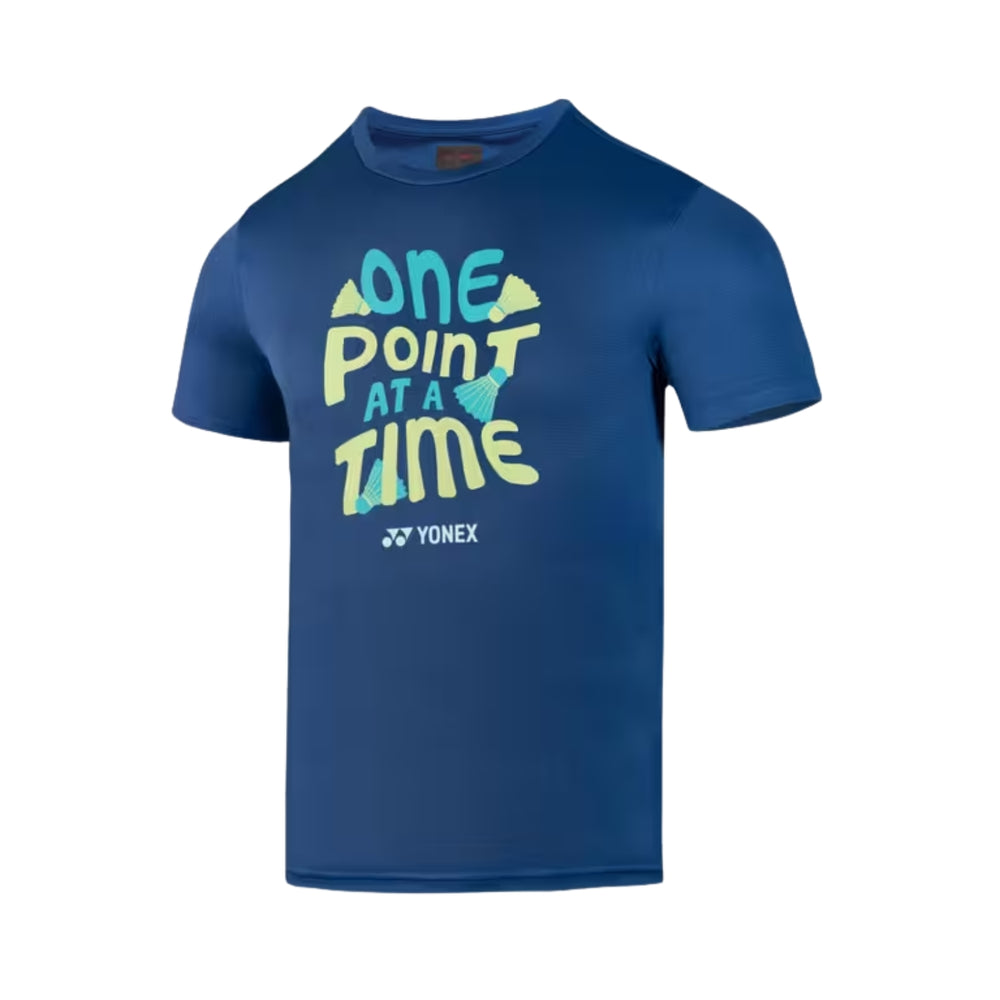 Yonex 3047 Men’s Round Neck T-Shirt | Lightweight Polyester Fabric with TruDry Moisture-Wicking & Breathable Comfort for Sports and Training - Best Price online Prokicksports.com