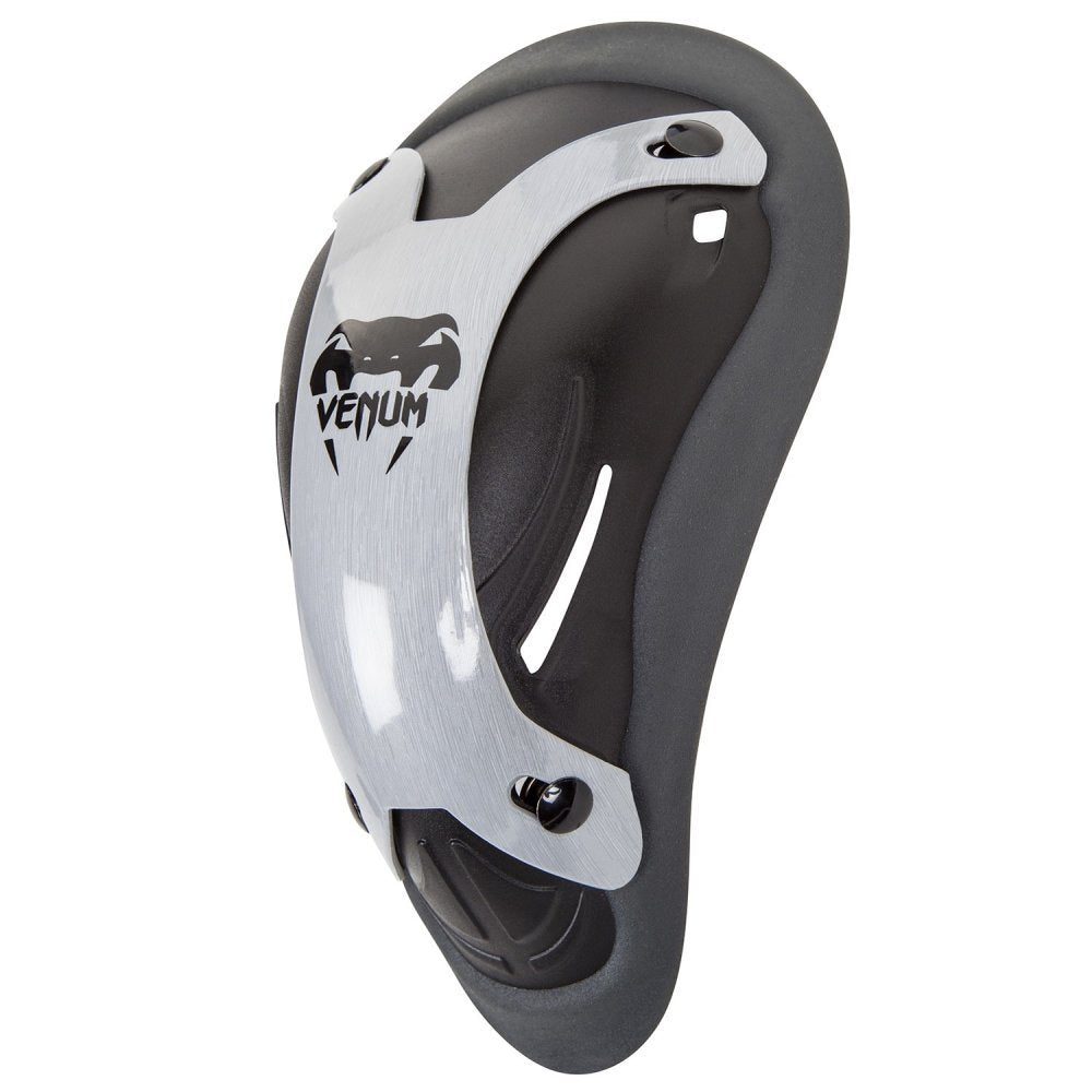Venum Competitor Groin Guard – Black/Ice | Boxing & MMA Protective Cup | Adult Medium