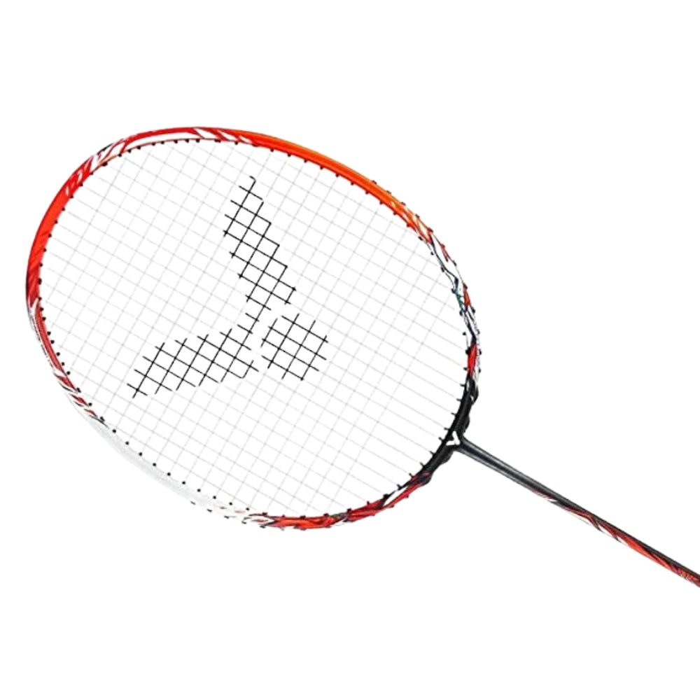 Victor Thruster Ryuga Badminton Racquet (5U5, Orange White) – Power & Precision for Advanced Players - Best Price online Prokicksports.com
