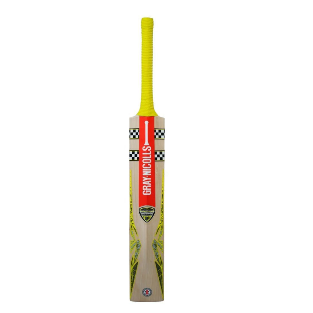 Gray Nicolls Shockwave Limited Edition English Willow Cricket Bat SH | High-Impact Power with Explosive Sweet Spot | Professional Performance Bat - Best Price online Prokicksports.com