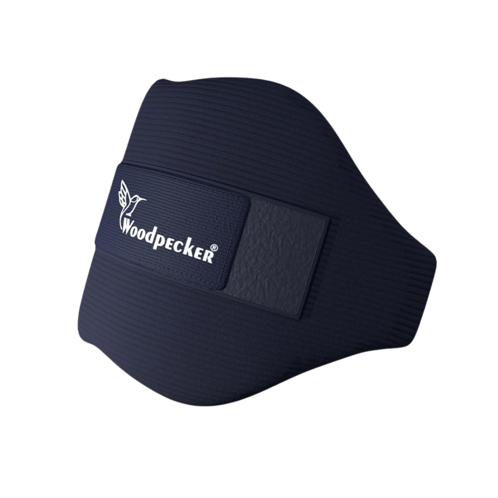 Woodpecker Test Cricket Chest Guard – Navy Blue (High-Density Foam, Hinged PU Shell, Elastic Straps) - Best Price online Prokicksports.com