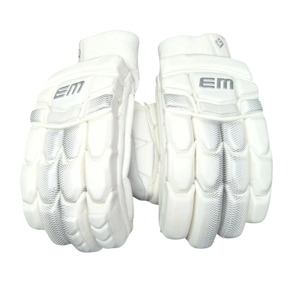 EM Pro Players Right Hand Batting Gloves – Men’s | Pro-Level Protection with Premium Leather Palm & Multi-Flex Design - Best Price online Prokicksports.com