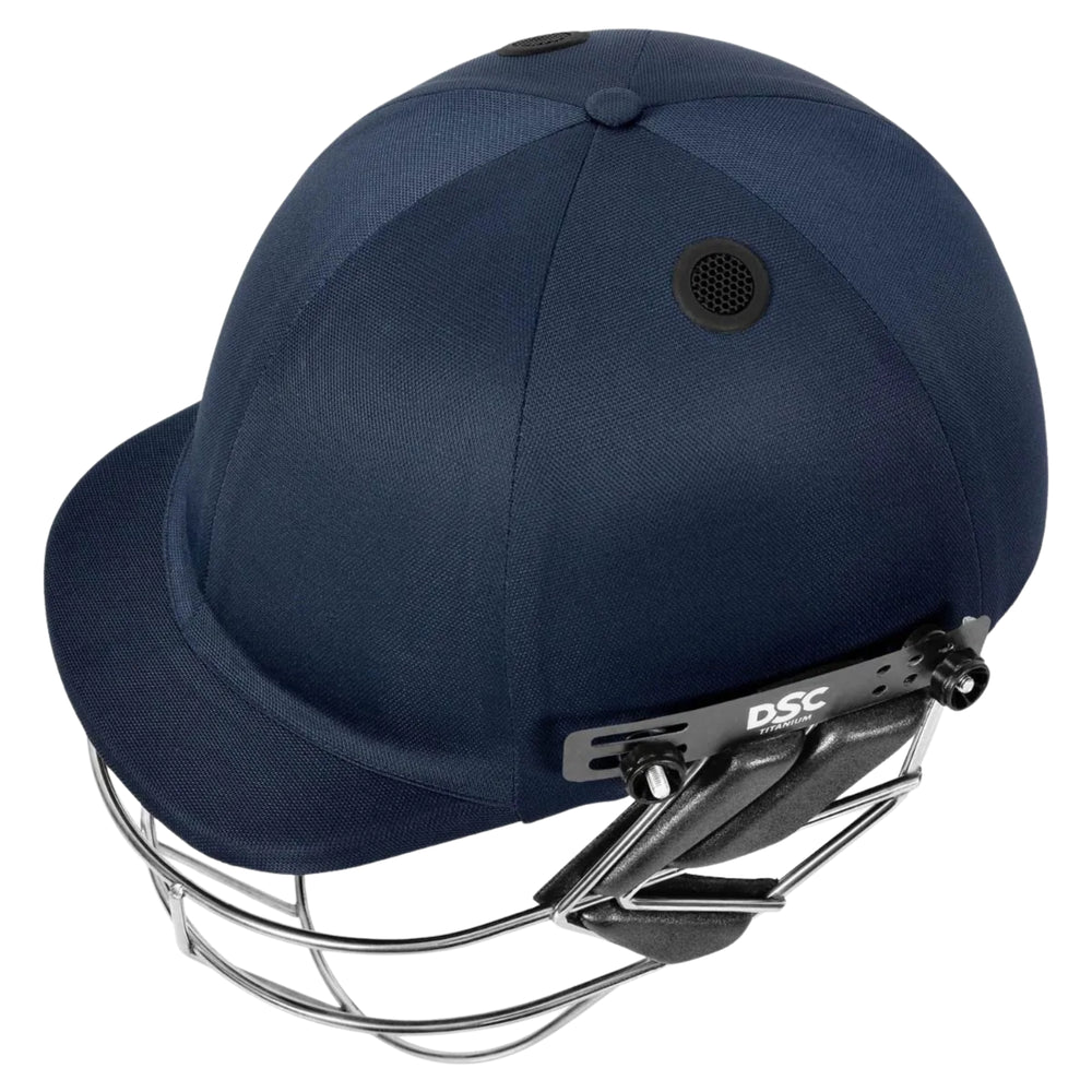 DSC Fort 44 Lite Titanium Cricket Helmet – Navy | Ultra-Lightweight Helmet with Titanium Grill & Pro-Level Protection - Best Price online Prokicksports.com