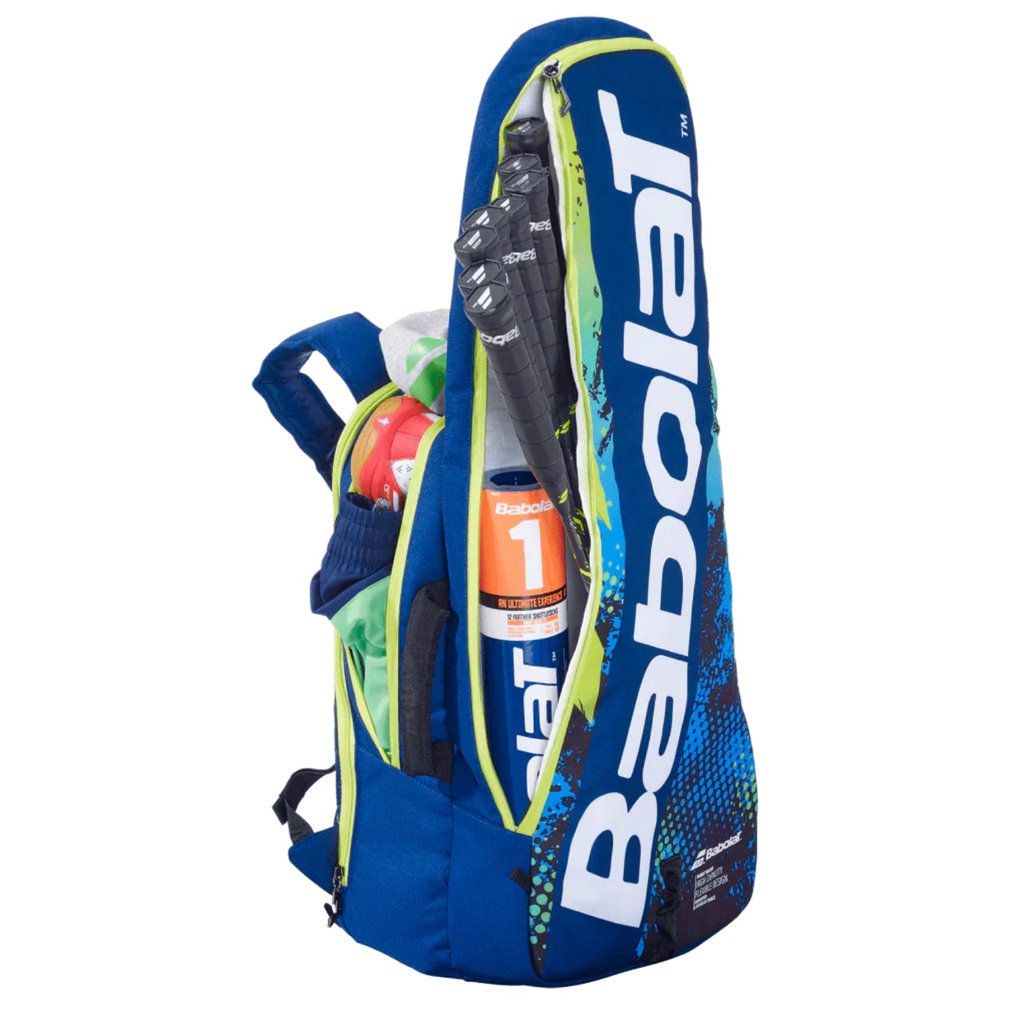 Babolat Tournament Badminton Backpack | Premium Sports Bag for Racquets, Shoes & Gear | Lightweight, Durable & Stylish Badminton Backpack for Players