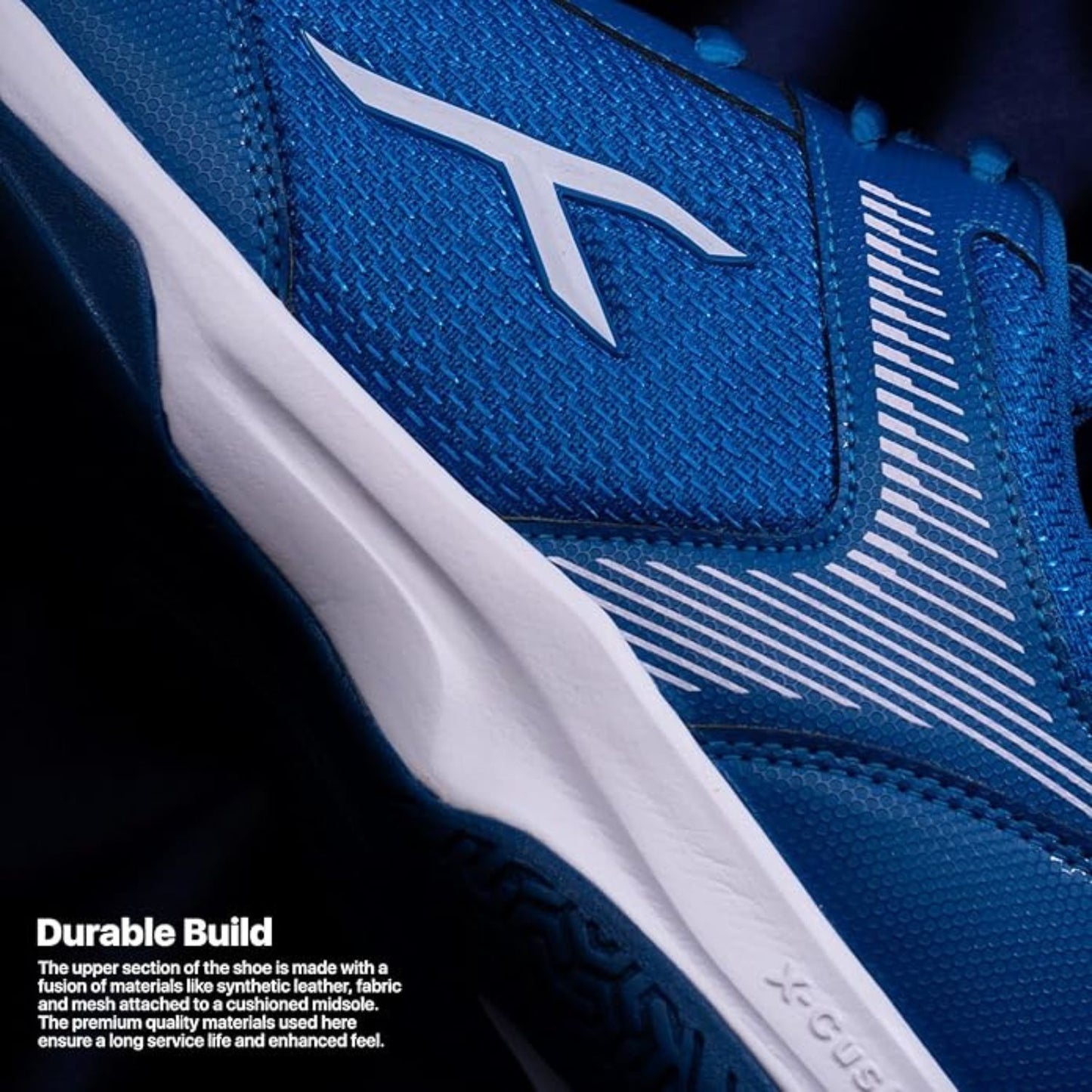 Hundred Court Star Badminton Shoes | Non-Marking Gum Rubber Sole | Lightweight Breathable Mesh | For Men & Women | Ideal for Squash, Table Tennis & Indoor Sports - Best Price online Prokicksports.com