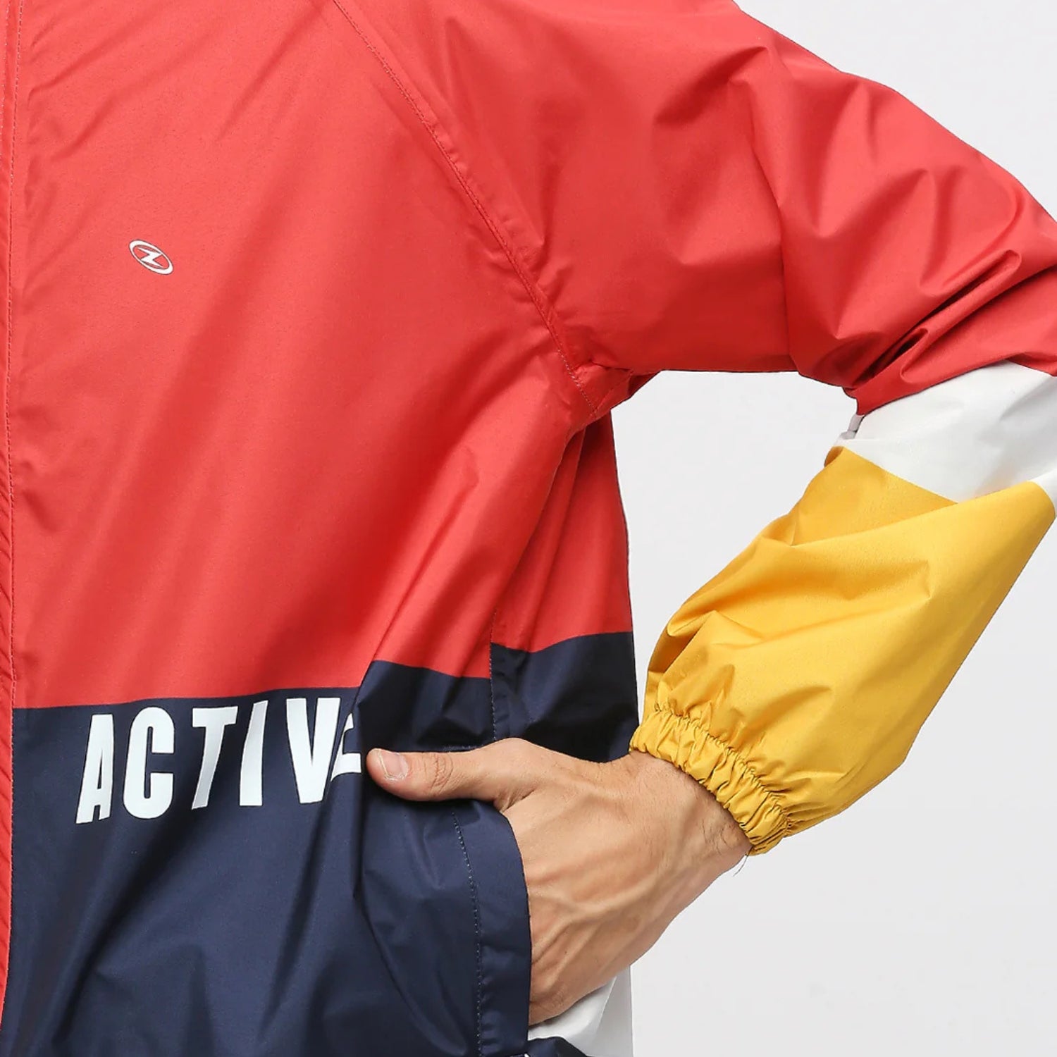 ZEEL MJ201 Men’s Waterproof Rain Jacket Fully Waterproof Polyester Jacket with PVC-Coated Lining & Adjustable Hood - Best Price online Prokicksports.com