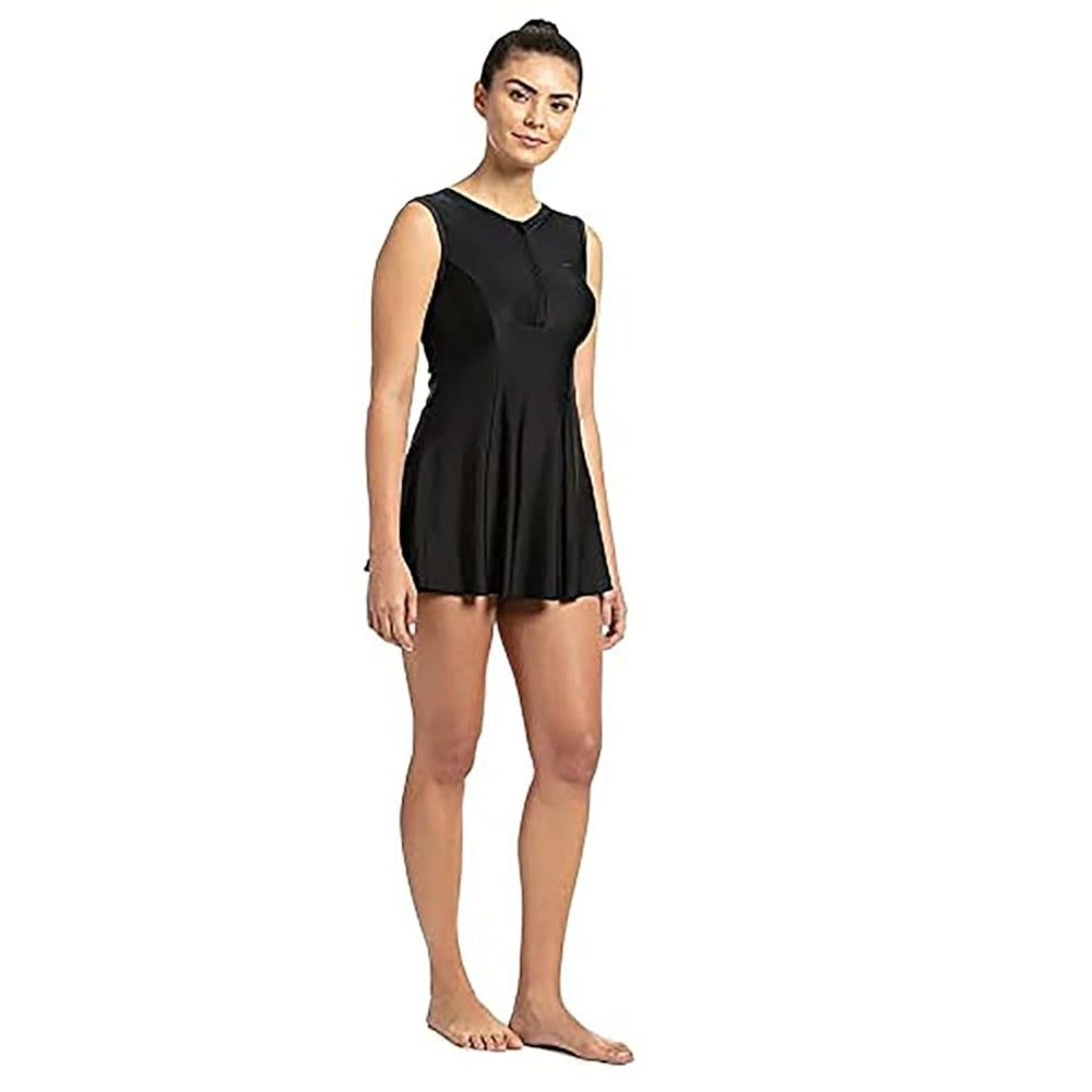Speedo AF Closebeck Women's One-Piece Swimming Dress – Comfortable Chlorine-Resistant Swimwear with Secure Fit for Training & Leisure Swimming - Best Price online Prokicksports.com