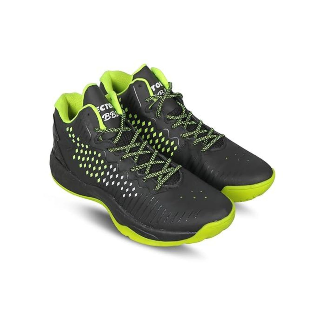 VECTOR X BB22 Basketball Shoes For Men (Black, Green) - Best Price online Prokicksports.com