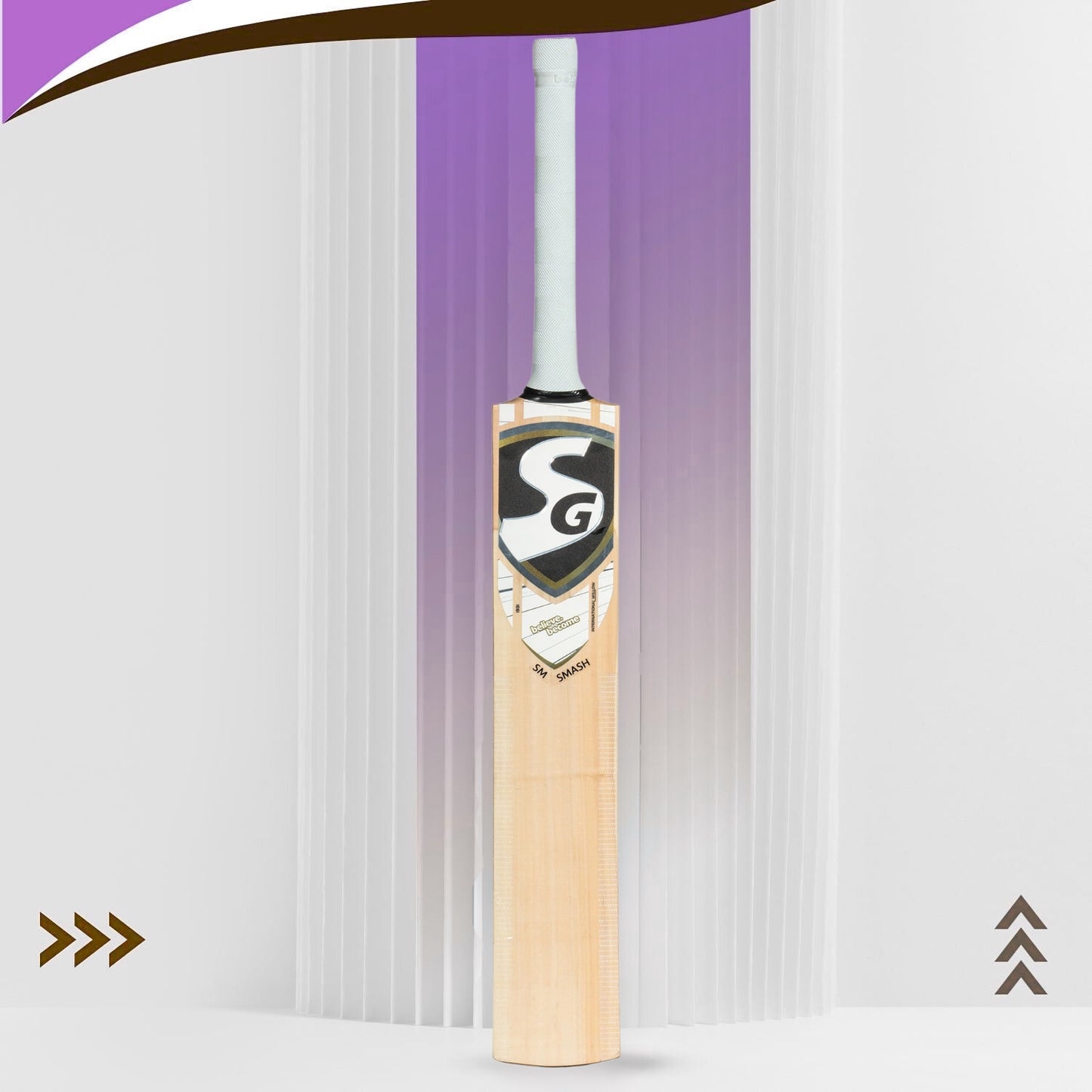 SG Smriti Smash English Willow Cricket Bat S.Adult | Lightweight Professional Bat for Power Shots | Durable, Premium Grade Willow | Perfect Balance & Control - Best Price online Prokicksports.com