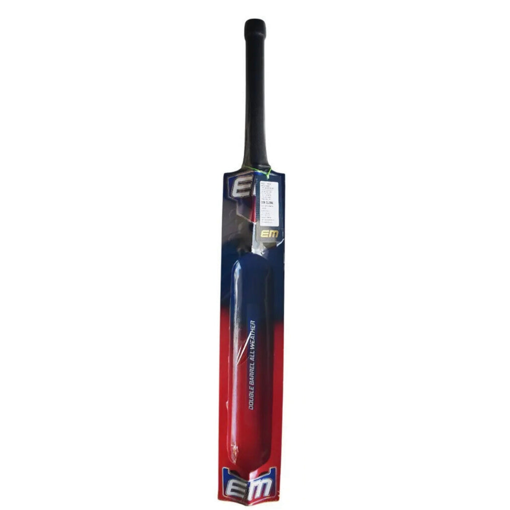 EM Double Barrel All Weather Kashmir Willow Tennis Cricket Bat – SH (Short Handle), Durable Power Bat for Tennis Ball Cricket - Best Price online Prokicksports.com