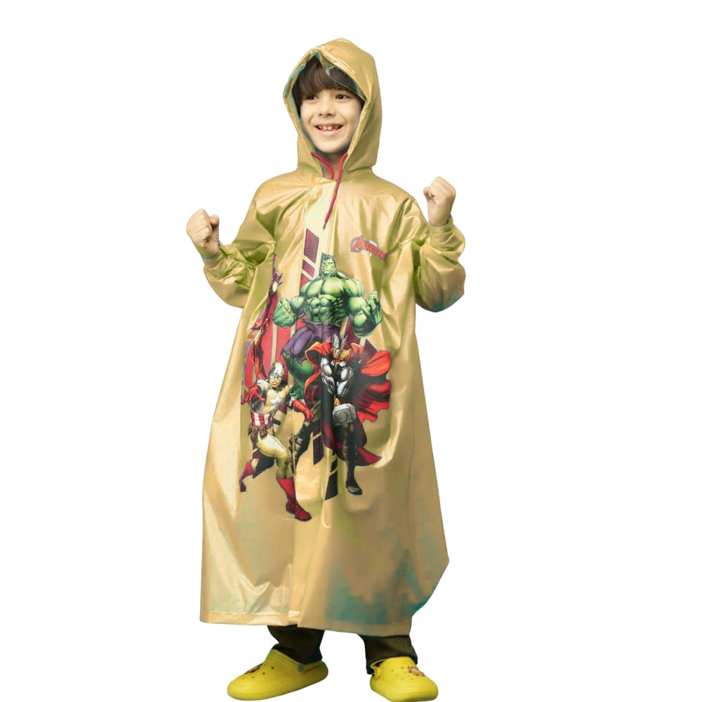 Zeel PG05 Kids Full Raincoat | Waterproof Full-Length Rainwear for Children