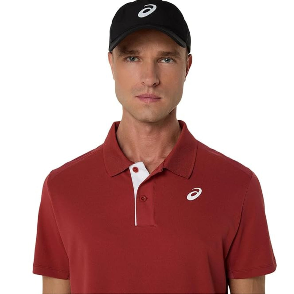 ASICS Court Polo Men T-Shirt Roundneck | Breathable & Stylish Sports Polo Tee - Best Price online Prokicksports.com