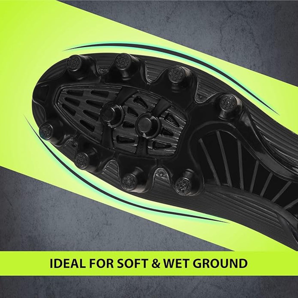 NIVIA Airstrike Kids Football Shoes | Mid-Top TPU Football Studs with EVA Cushioning & Superior Grip - Best Price online Prokicksports.com