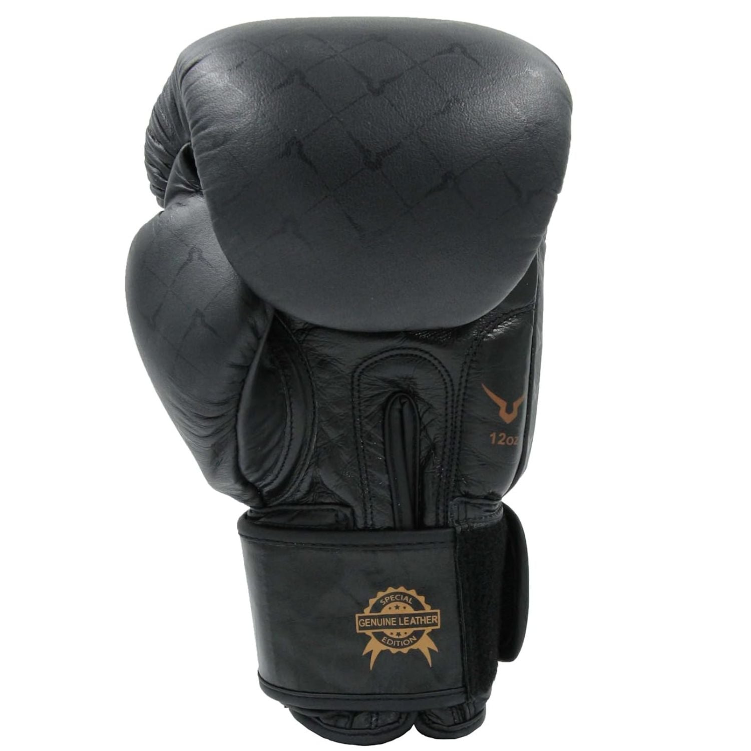 Invincible Special Edition Muay Thai Pro Boxing Gloves | Premium Synthetic Leather | MMA, Kickboxing, Heavy Bag | Hook & Loop Closure - Black - Best Price online Prokicksports.com