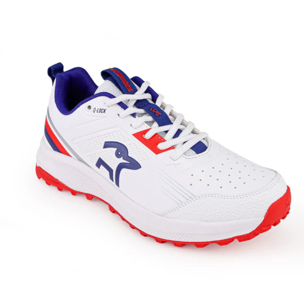 Kookaburra Pro 2.0 Rubber Cricket Shoe – Red/White | Comfort & Traction for the Field - Best Price online Prokicksports.com