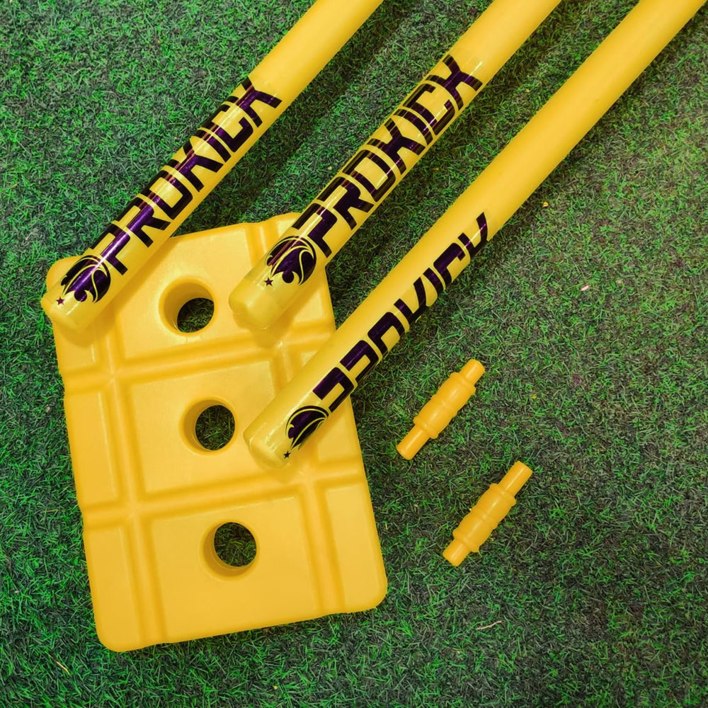 Prokick Plastic Cricket Set Green for Kids | Lightweight Outdoor Cricket Kit - Best Price online Prokicksports.com