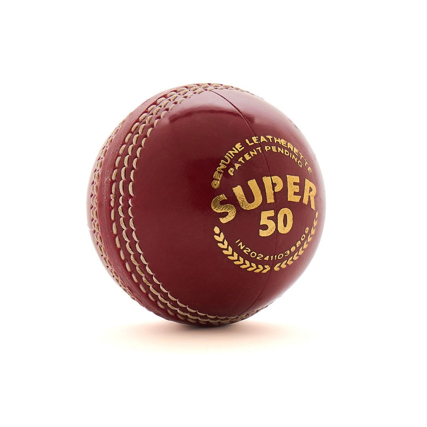 SG Super 50 Cricket Leather Ball 1 Piece, Red – Adult, Alum‑Tanned Leather, Durable 50‑Over Club Match Ball - Best Price online Prokicksports.com
