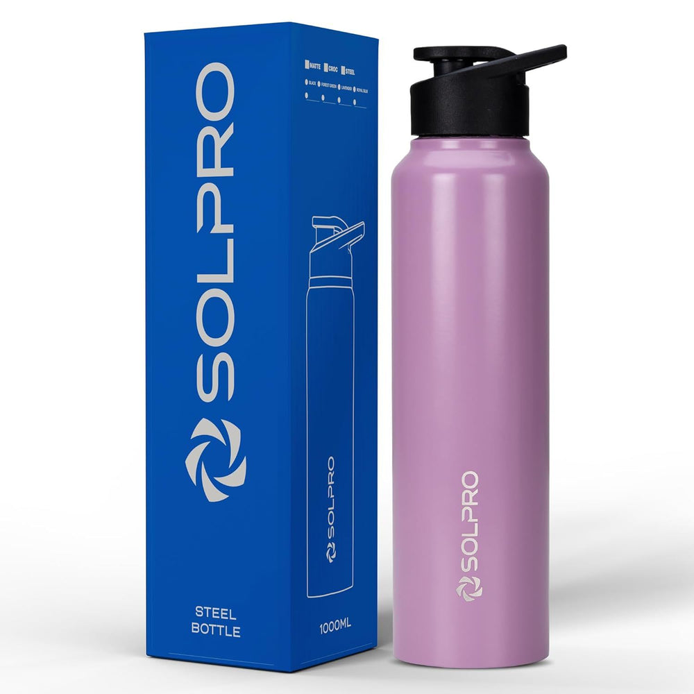 Solpro Alpha Stainless Steel Bottle | Durable & Insulated Hydration Accessory - Best Price online Prokicksports.com