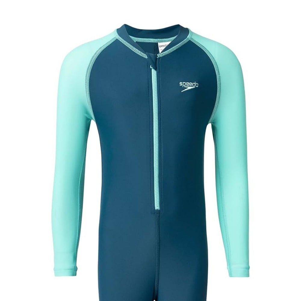 Speedo Boy’s Recycled Endurance10 All In One Suit – UPF 40+ Full‑Coverage Sunsuit with Front Zip - Best Price online Prokicksports.com