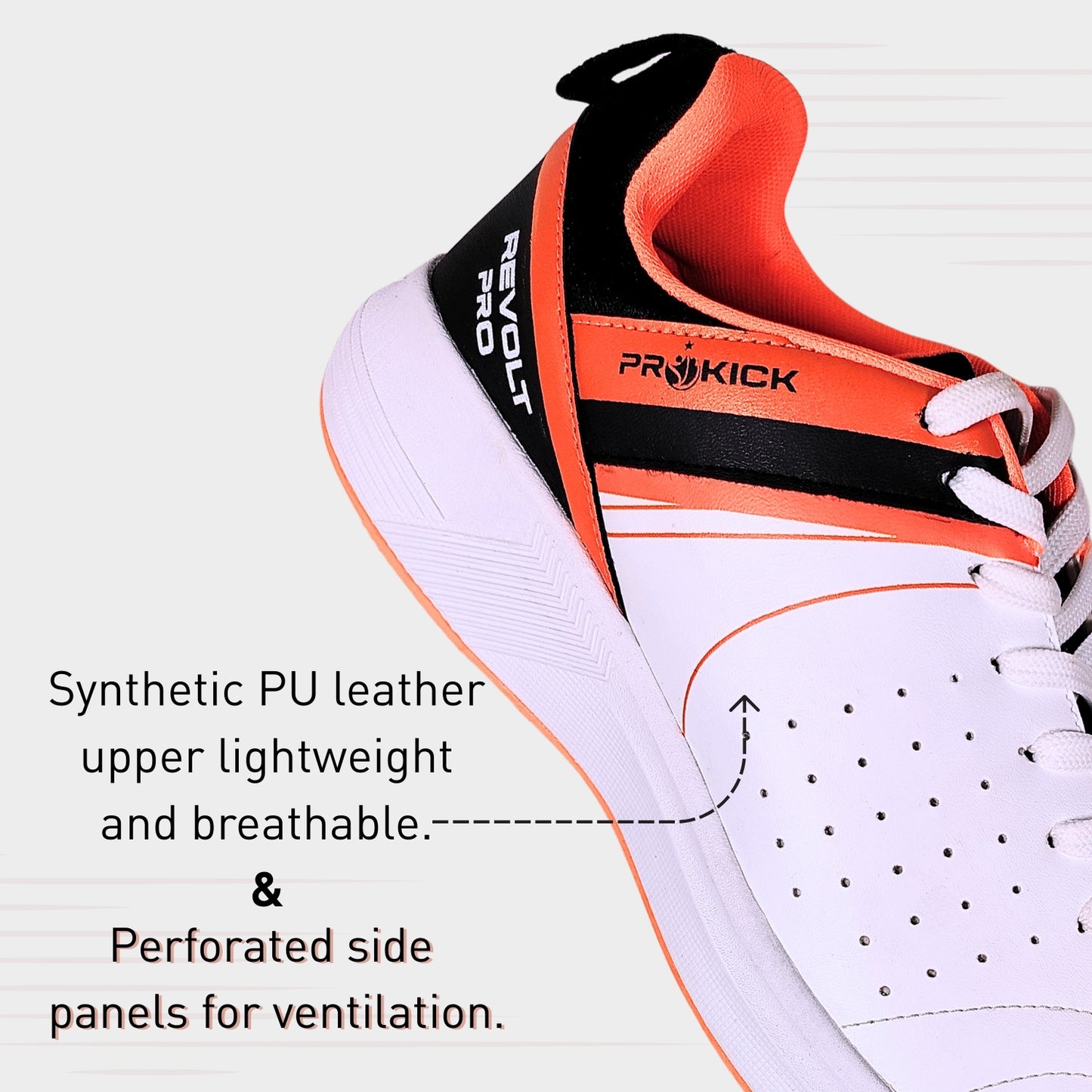 Prokick Revolt Pro Metal Spike Cricket Shoes – Lightweight Men’s Sports Footwear with Metal Spikes | Enhanced Grip | Breathable Design | All-Rounder Performance on Turf and Pitch - Best Price online Prokicksports.com
