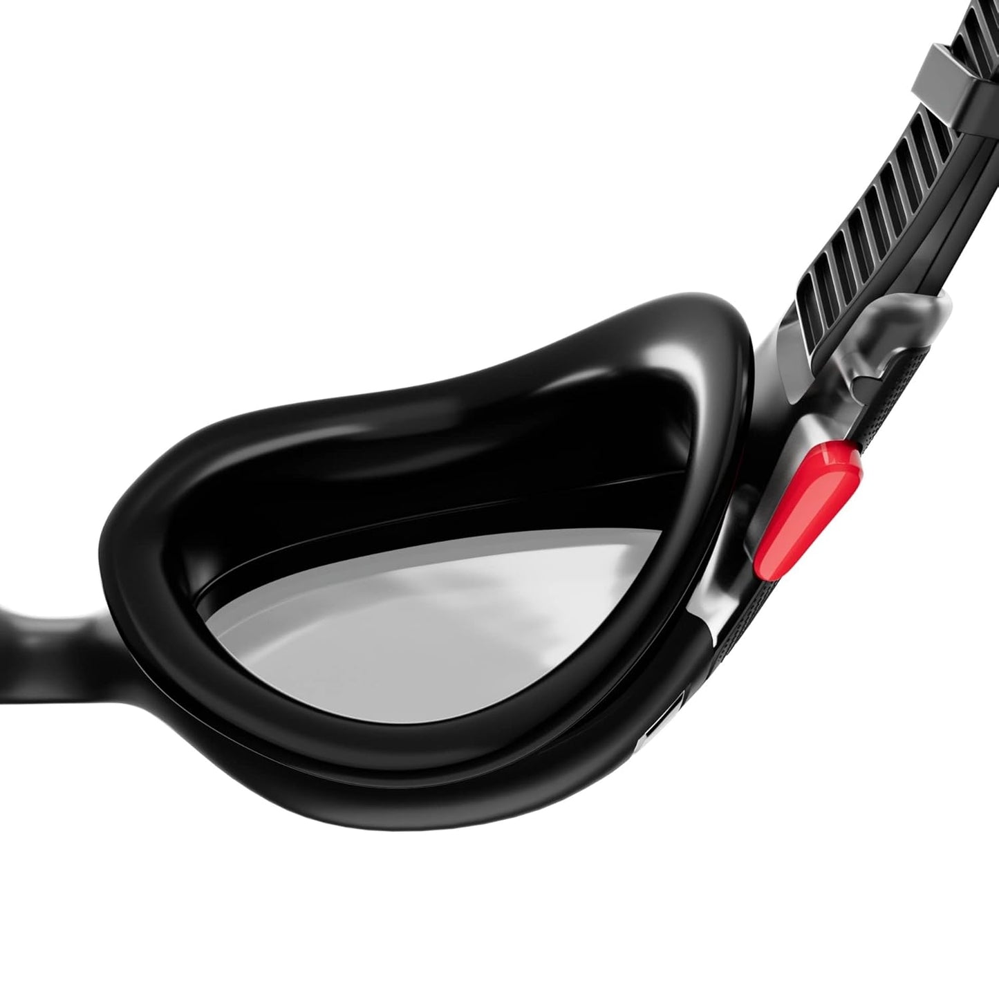 Speedo Biofuse 2.0 Swimming Goggles – Adult | Anti-Fog UV Protection Lenses with Biofuse Comfort Technology, Super Soft Seals & Push Button Adjustable Strap - Black/Smoke - Best Price online Prokicksports.com