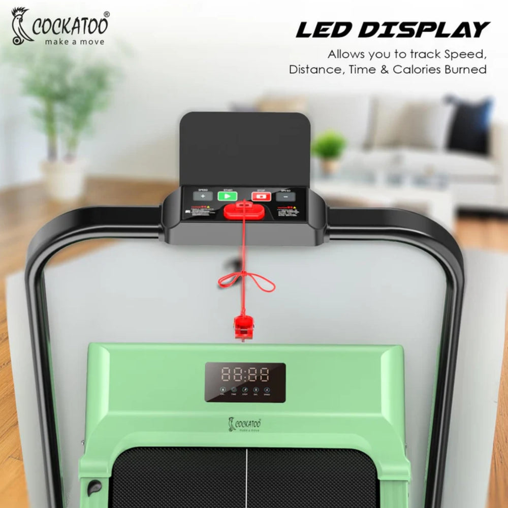 Cockatoo SmartPad 4.0HP Foldable Treadmill | Powerful Home Fitness Treadmill with Smart Features | Compact & Durable Design - Best Price online Prokicksports.com