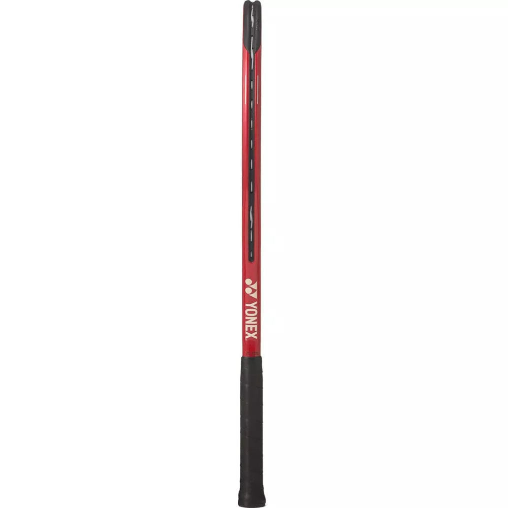 Yonex VCore Play Strung Tennis Racquet Ruby Red (G2 - 4 1/4) | 265g Lightweight Performance Racquet - Best Price online Prokicksports.com