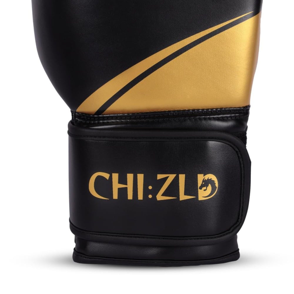 Chizld Impact Premium Boxing Gloves | Semi-Leather Construction | MMA, Heavy Bag, Training | Hook & Loop Closure - Best Price online Prokicksports.com