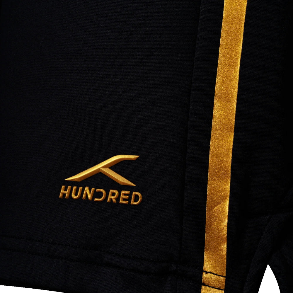 Hundred HBBS-5M273-1 Men’s Shorts, Black | Lightweight Polyester Fabric with Breathable Fit & Multi-Sport Comfort - Best Price online Prokicksports.com