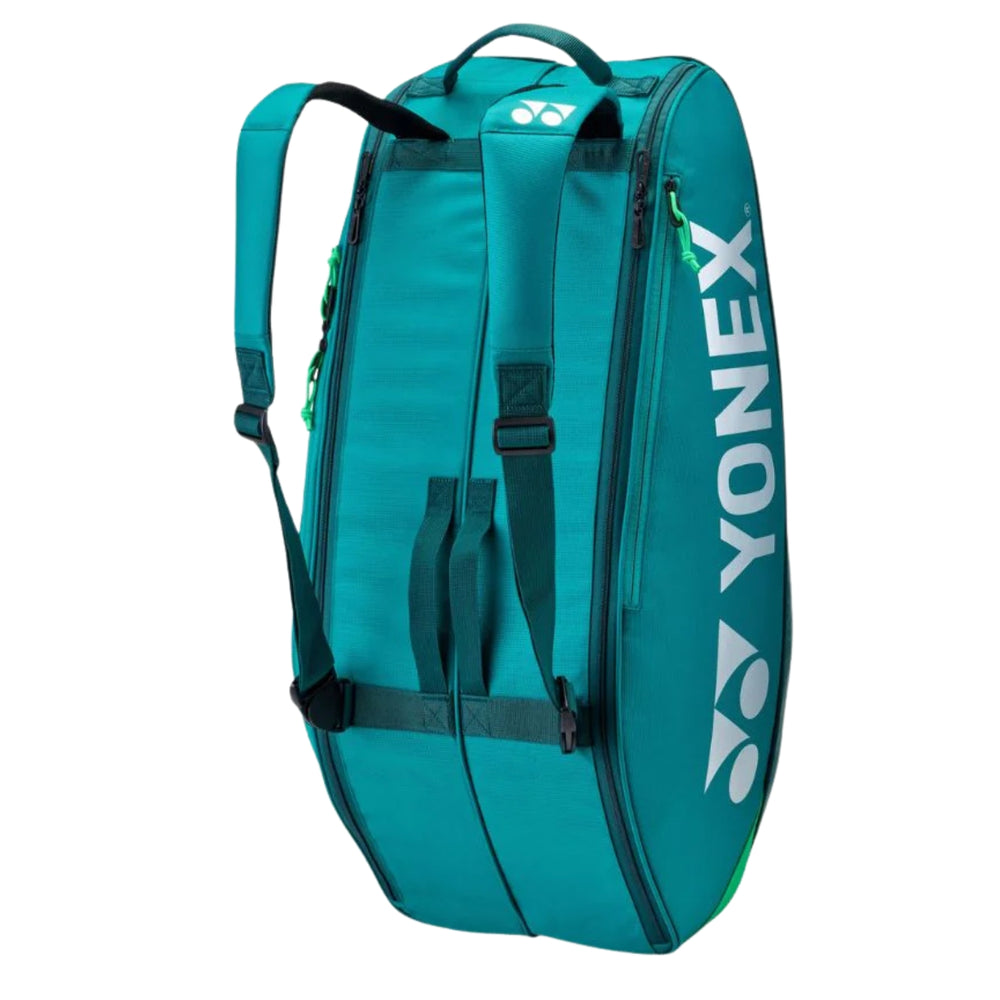Yonex BA92426 EX Pro Racquet Bag Dark Green | Professional Badminton Bag | Spacious & Durable Sports Bag for Racquets, Shoes, Gear & Accessories - Best Price online Prokicksports.com