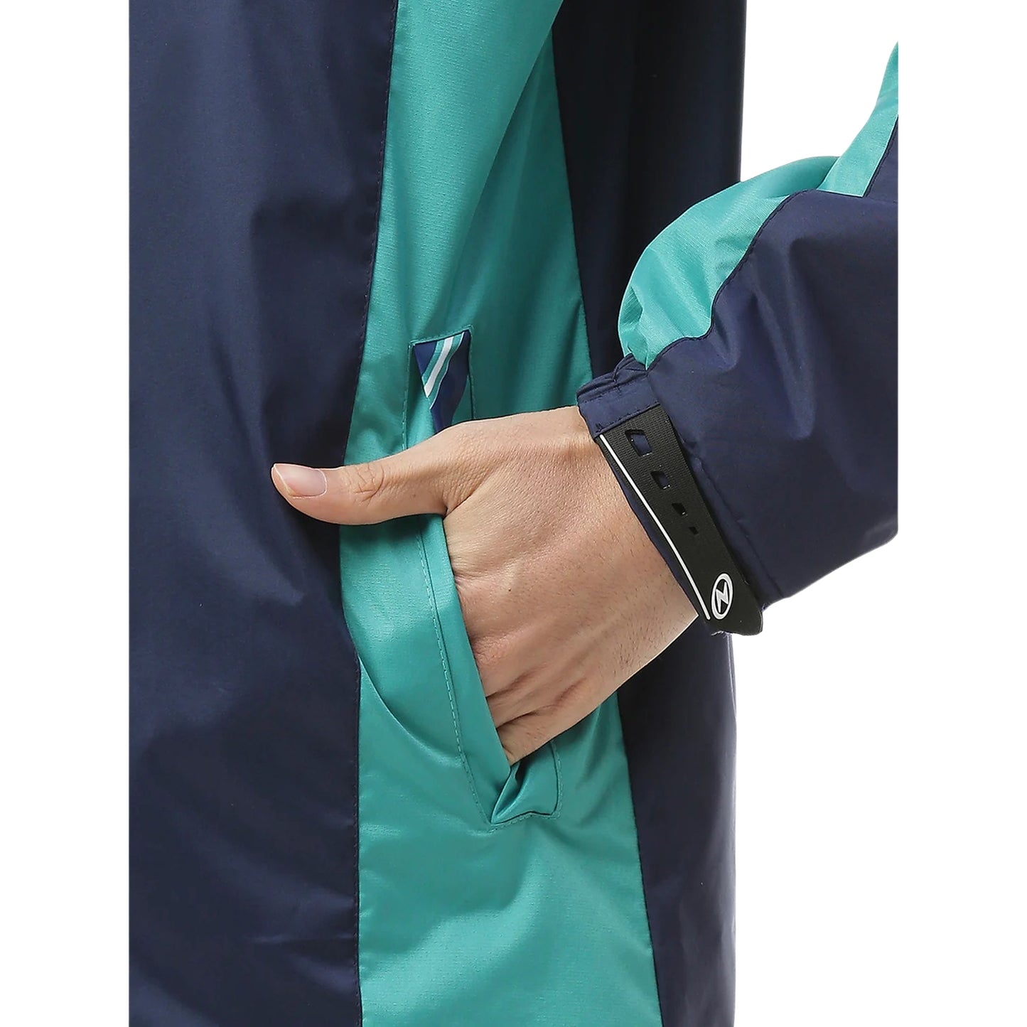 Zeel JS508 Go‑Hike Men’s Waterproof Rain Suit (Jacket + Pant) Breathable, Windproof & PVC-Coated Sealed-Seam Design with Reflective Accent