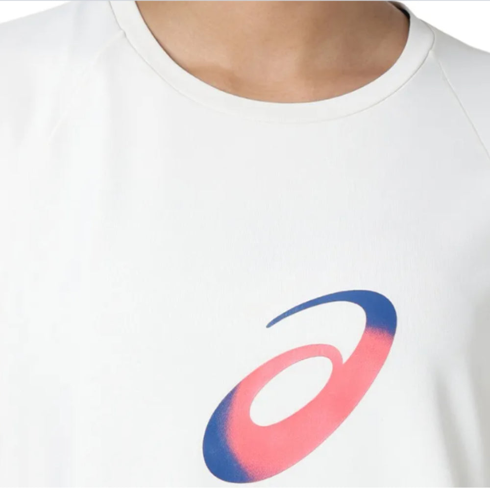 ASICS Drawstring Sleeve SS Top for Women | Round Neck Sports T-Shirt - Best Price online Prokicksports.com