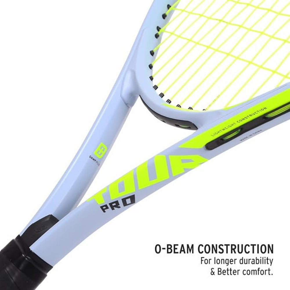 HEAD Tour Pro Strung Tennis Racquet 4 1/4 Grip Size | Lightweight Alloy Frame | Power & Control | Ideal for Beginners & Intermediate Players - Best Price online Prokicksports.com