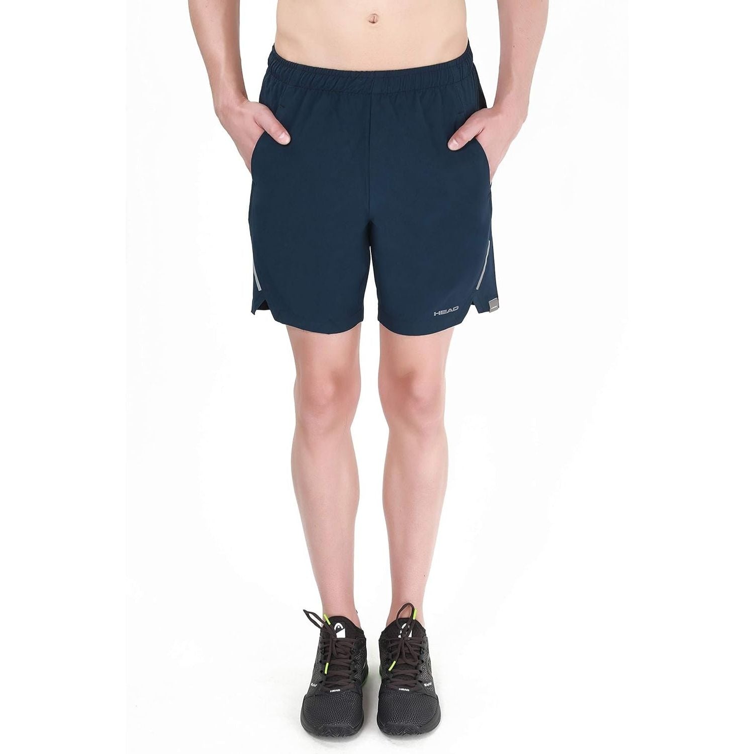 HEAD HPS Model Men’s Tennis Shorts – 100% Polyester, White | Breathable Quick-Dry Athletic Fit | Lightweight Comfort for Tennis & Sports | Buy HEAD HPS 1085 Shorts India Online - Best Price online Prokicksports.com