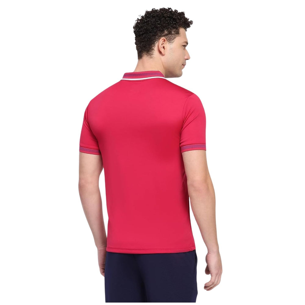 Yonex 2736 Easy4 Men's Polo T-Shirt White | TruDry Quick Dry, Breathable Fleecy Polyester | Athletic Polo Collar Tee for Badminton, Tennis, Gym & Multi-Sport - Best Price online Prokicksports.com
