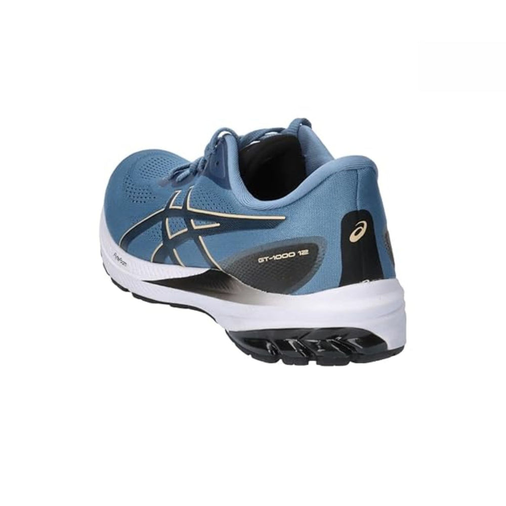 ASICS GT-1000 12 Running Shoes for Men – Storm Blue/Dune | Stability & Everyday Comfort - Best Price online Prokicksports.com