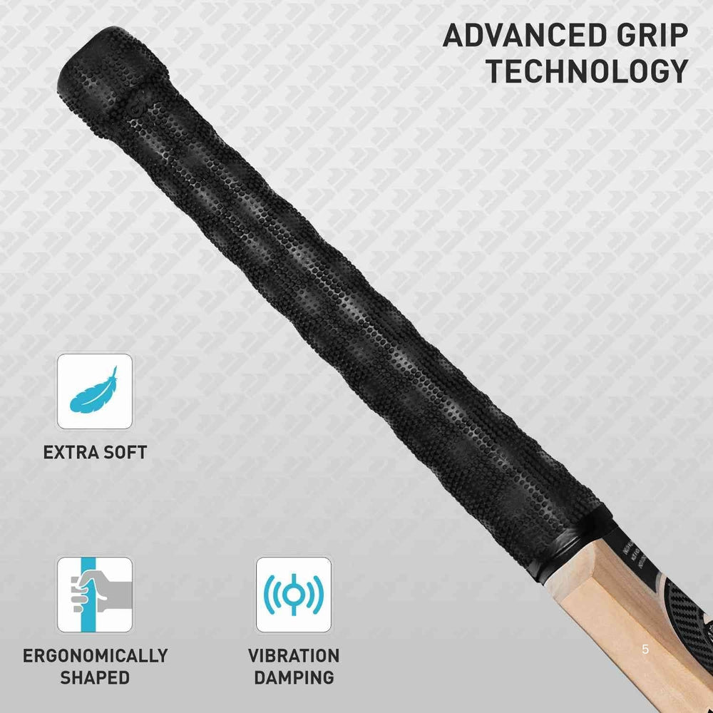 GM Maxi 303 English Willow Cricket Bat – SH (Short Handle), Lightweight Power Bat for Leather Ball Cricket - Best Price online Prokicksports.com